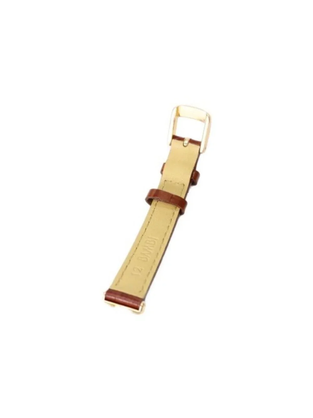Cartier Must Colise Vermeil SM Ivory Roman Dial Quartz Leather